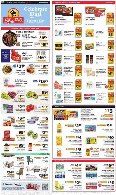 ShopRite (CT, DE, MD, NJ, NY, PA) Weekly Ad Flyer June 11 to June 18