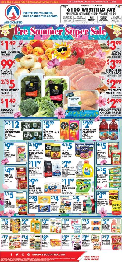 Associated Supermarkets (NY) Weekly Ad Flyer June 12 to June 19