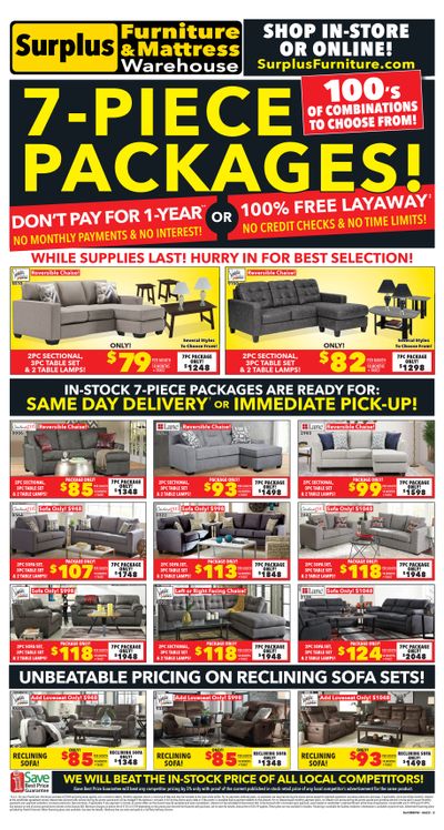 Surplus Furniture & Mattress Warehouse (St. John's) Flyer June 13 to 26