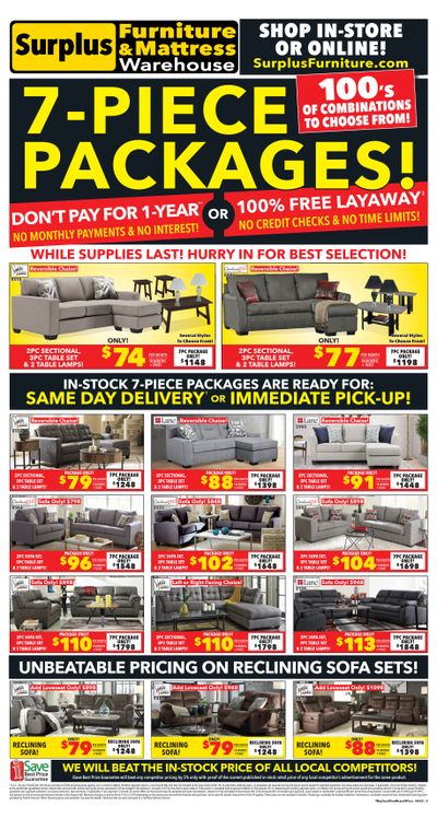 Surplus Furniture & Mattress Warehouse (Sault Ste Marie) Flyer June 13 to 26