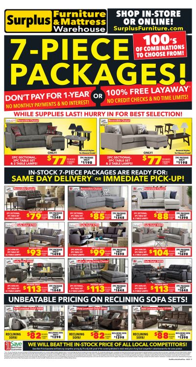Surplus Furniture & Mattress Warehouse (Fredericton) Flyer June 13 to 26