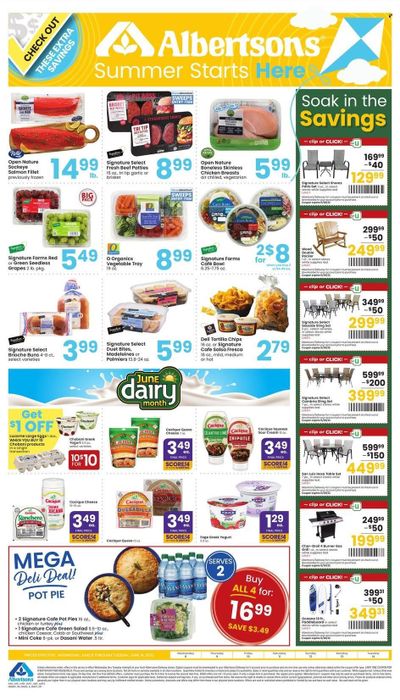 Albertsons (CA, ID, LA, MT, OR, TX, WA) Weekly Ad Flyer June 14 to June 21