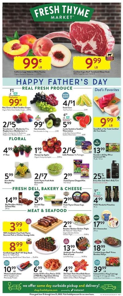 Fresh Thyme Weekly Ad Flyer June 14 to June 21