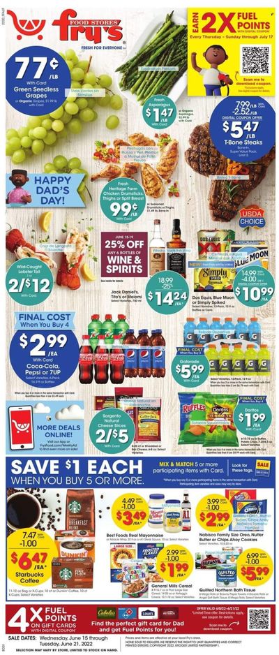 Fry’s (AZ) Weekly Ad Flyer June 14 to June 21