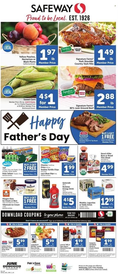 Safeway (CA, HI, OR, WA) Weekly Ad Flyer June 14 to June 21