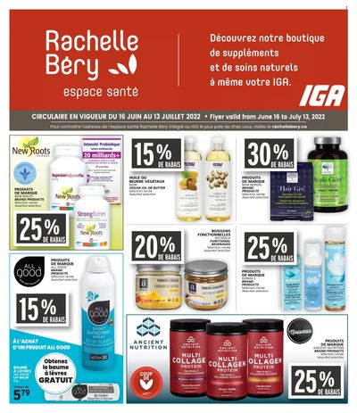 Rachelle Bery Health Flyer June 16 to July 13