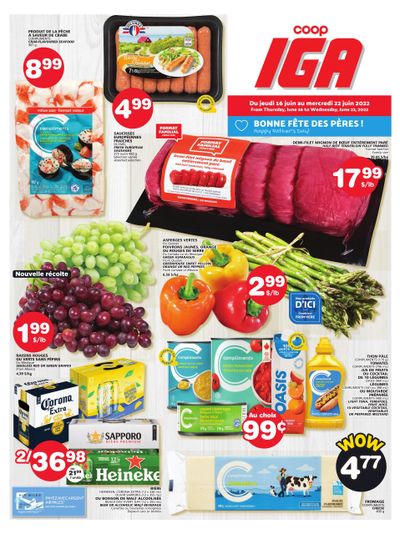 Coop IGA Flyer June 16 to 22