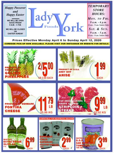 Lady York Foods Flyer April 6 to 12