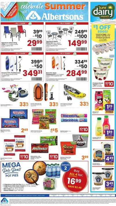 Albertsons (CA, ID, LA, MT, OR, TX, WA) Weekly Ad Flyer June 15 to June 22