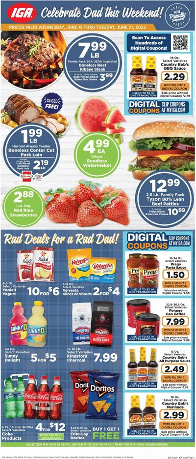 IGA Weekly Ad Flyer June 15 to June 22