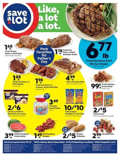 Save a Lot Weekly Ad Flyer June 15 to June 22