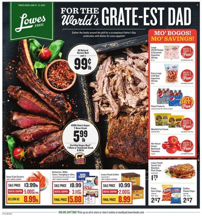 Lowes Foods (NC, SC) Weekly Ad Flyer June 15 to June 22