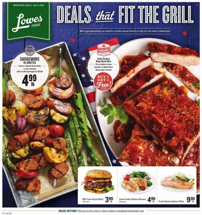 Lowes Foods (NC, SC) Weekly Ad Flyer June 15 to June 22