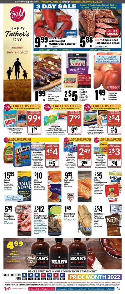 Big Y (CT) Weekly Ad Flyer June 15 to June 22