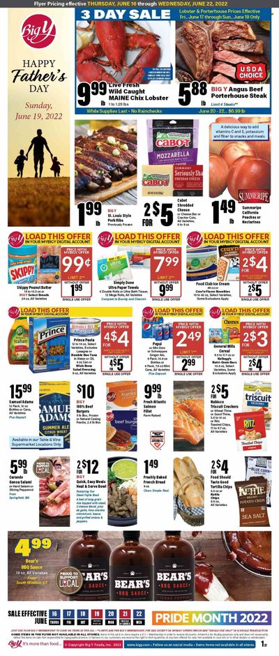 Big Y (MA) Weekly Ad Flyer June 15 to June 22