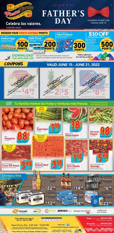Fiesta Foods SuperMarkets (WA) Weekly Ad Flyer June 15 to June 22