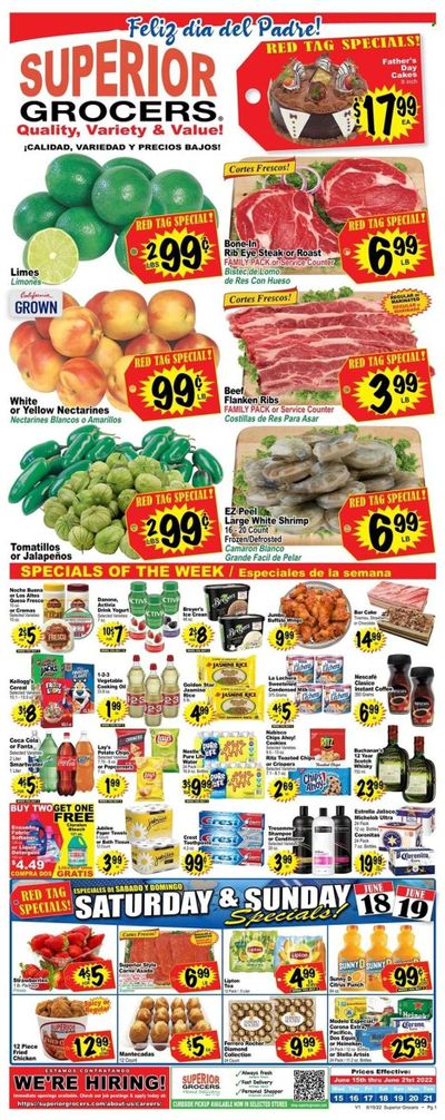 Superior Grocers (CA) Weekly Ad Flyer June 15 to June 22