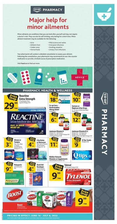 Co-op (West) Pharmacy Flyer June 16 to July 6