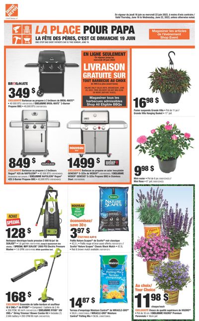 Home Depot (QC) Flyer June 16 to 22
