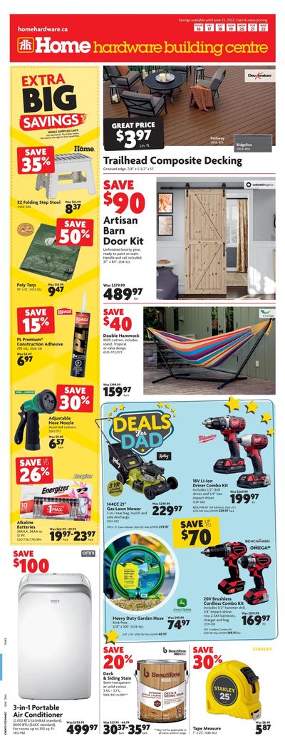 Home Hardware Building Centre (ON) Flyer June 16 to 22