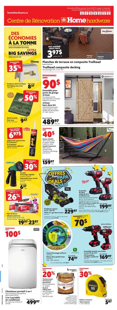 Home Hardware Building Centre (QC) Flyer June 16 to 22