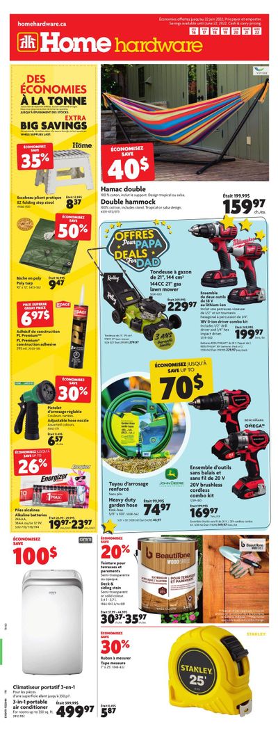 Home Hardware (QC) Flyer June 16 to 22