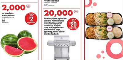 Loblaws Ontario: 20,000 PC Optimum Points For Every $50 Spent On General Merchandise June 16th – 22nd