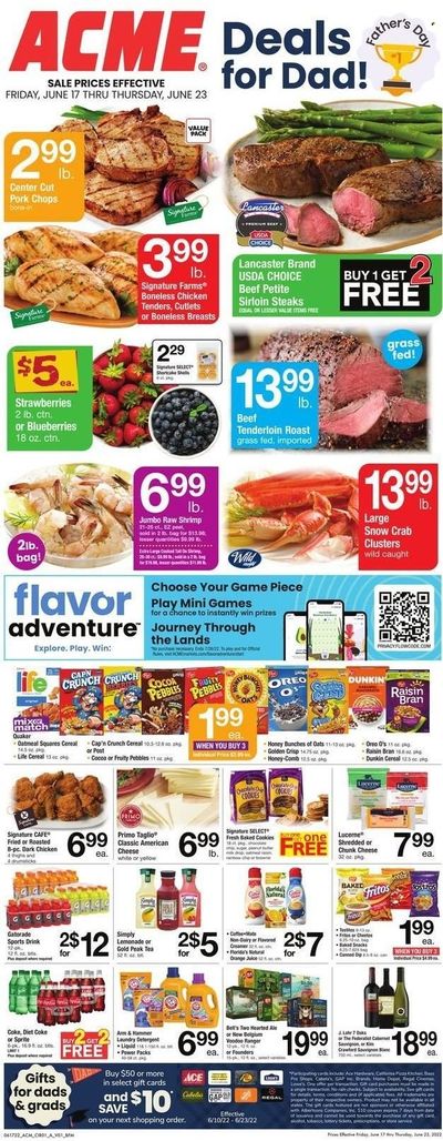 ACME (DE, NJ, NY, PA) Weekly Ad Flyer June 16 to June 23