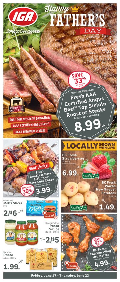 IGA Stores of BC Flyer June 17 to 23