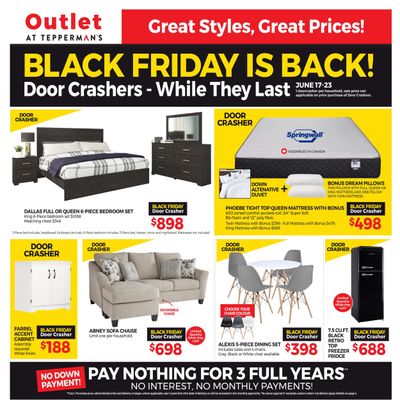 Outlet at Tepperman's Flyer June 17 to 23