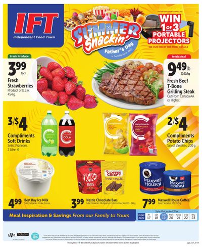 IFT Independent Food Town Flyer June 17 to 23