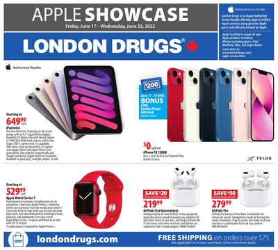 London Drugs Apple Showcase Flyer June 17 to 22