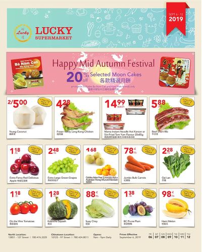 Lucky Supermarket (Edmonton) Flyer September 6 to 12