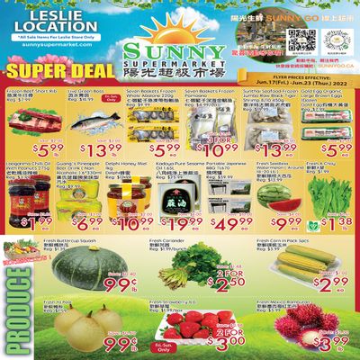Sunny Supermarket (Leslie) Flyer June 17 to 23
