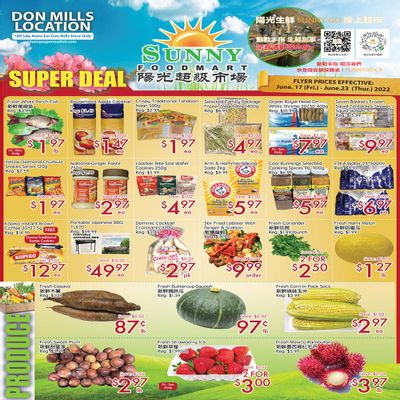 Sunny Foodmart (Don Mills) Flyer June 17 to 23