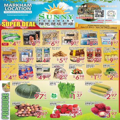 Sunny Foodmart (Markham) Flyer June 17 to 23