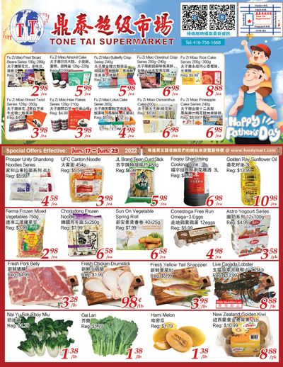 Tone Tai Supermarket Flyer June 17 to 23
