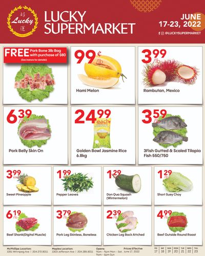 Lucky Supermarket (Winnipeg) Flyer June 17 to 23