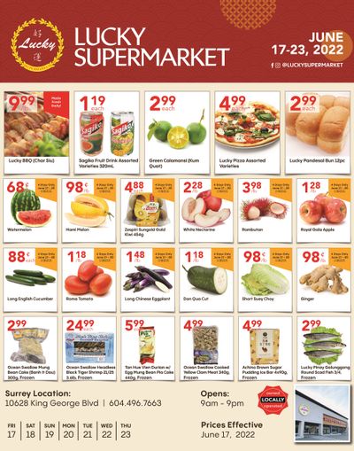 Lucky Supermarket (Surrey) Flyer June 17 to 23