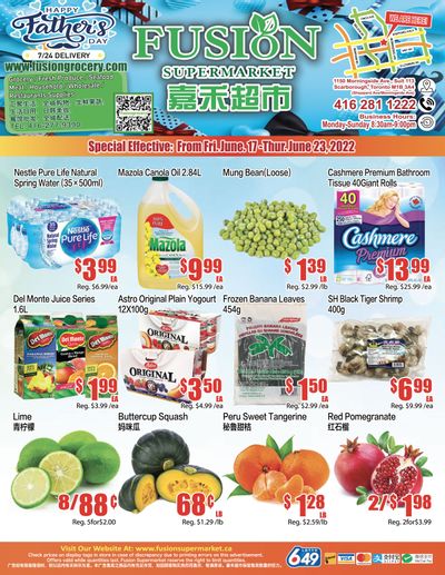 Fusion Supermarket Flyer June 17 to 23