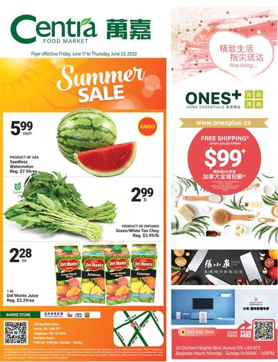 Centra Foods (Barrie) Flyer June 17 to 23