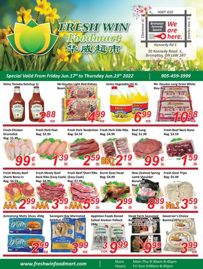 Fresh Win Foodmart Flyer June 17 to 23