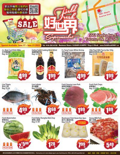 Field Fresh Supermarket Flyer June 17 to 23