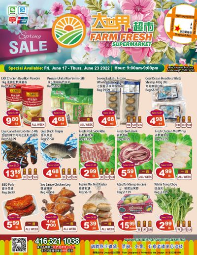 Farm Fresh Supermarket Flyer June 17 to 23