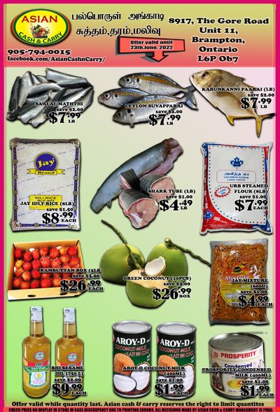 Asian Cash & Carry Flyer June 17 to 23
