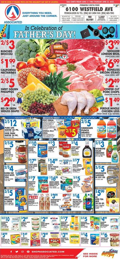 Associated Supermarkets (NY) Weekly Ad Flyer June 17 to June 24