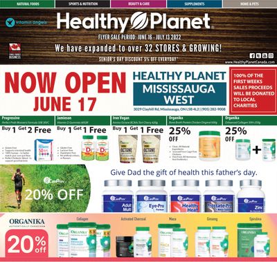 Healthy Planet Flyer June 16 to July 13