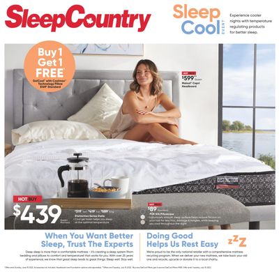 Sleep Country Flyer June 17 to 19