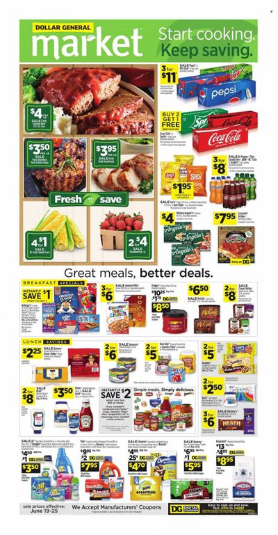 Dollar General (IN, OH) Weekly Ad Flyer June 20 to June 27