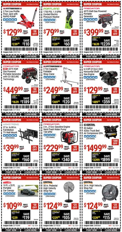 Harbor Freight Weekly Ad Flyer June 20 to June 27
